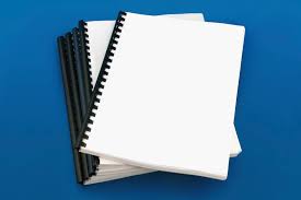 Cerlox Binding Letter Size 8.5" x 11" (up to 200 pages) - Black